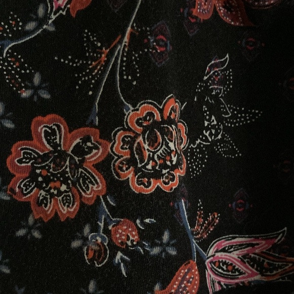 Holister Navy Floral Print Dress, Sz S - Picture 5 of 6